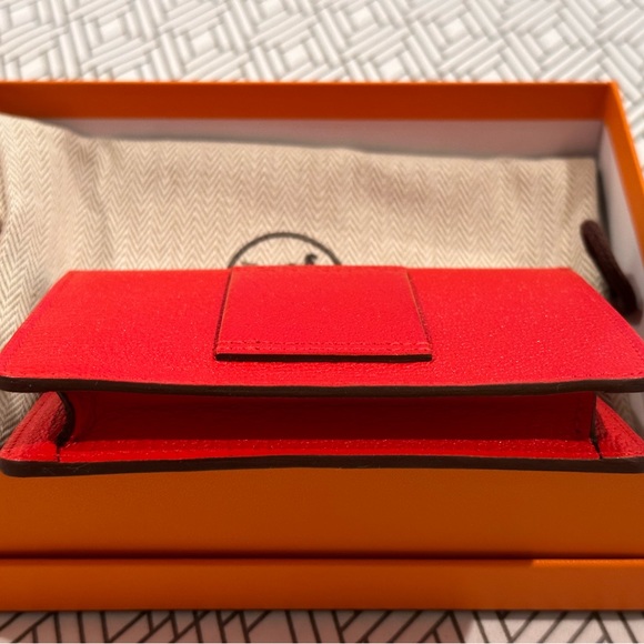 Authentic Hermes Roulis Slim Compact Chèvre Mysore palladium hardware - Picture 5 of 15